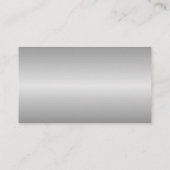 House cleaning housekeeper maid service silver 名刺 (裏面)