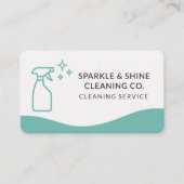 House Cleaning Service QR Code 名刺 (正面)