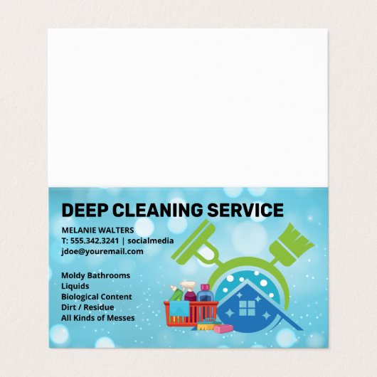 House Cleaning Services | Maid Cleaners 名刺 (外部フラット)