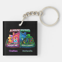 House Divided Adopt Me vs Grow A Garden 2 キーホルダー