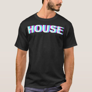 House DJ Music Disco SoundテクノElectronic Dance Tシャツ
