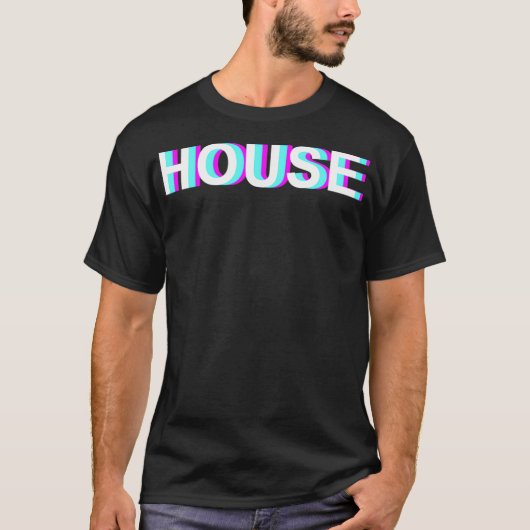 House DJ Music Disco SoundテクノElectronic Dance Tシャツ (正面)