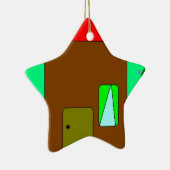 House Door Path、Digital 絵画's、Art by Kids セラミックオーナメント (右)