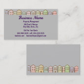 House Home Business Professional Property Mgmtl 名刺 (正面/裏面)