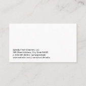 House Keeping Clean | Maid Window Washing 名刺 (裏面)