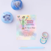 House Keeping Maid Cleaning Service Glitter Flyer チラシ (シングル)