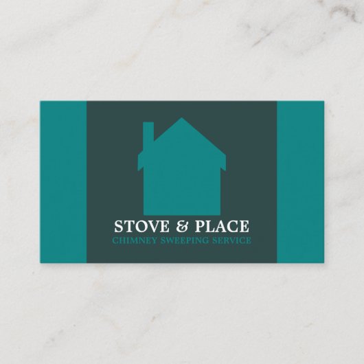 House Logo、Chimney Sweep 名刺 (正面)