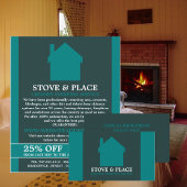 House Logo、Chimney Sweep 名刺