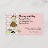 House Maid Retro Business Cards  名刺 (正面)