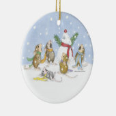 House-Mouseデザイン® -オーナメント セラミックオーナメント (右)