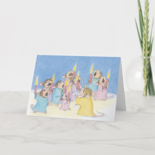 House-Mouseデザイン® – クリスマスカード (正面)