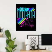 House Musicポスター ポスター (ホームオフィス)