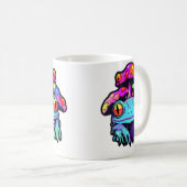 House Music Dj Psychedelic Mushroom Edm コーヒーマグカップ (正面右)