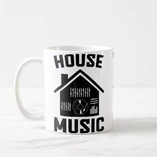 House Music Edm Rave Dj House コーヒーマグカップ