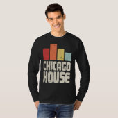 House Music French House & Chicago House Tシャツ (正面フル)