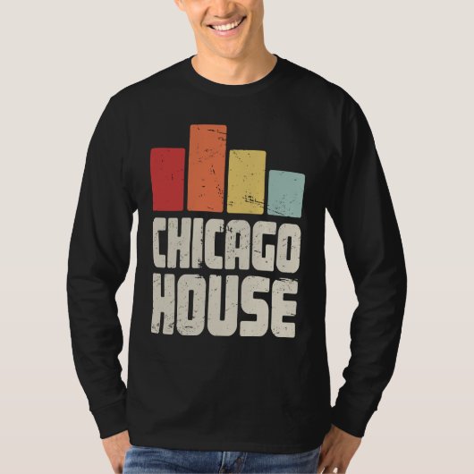House Music French House & Chicago House Tシャツ (正面)
