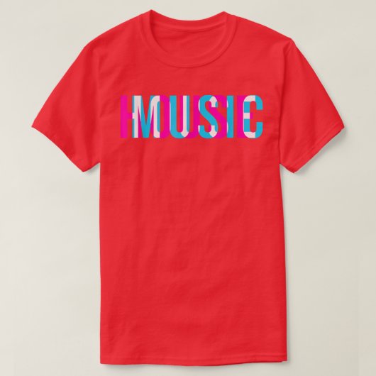 House Music Glitch Optical Illusion Trippy EDM Rav Tシャツ (デザイン正面)