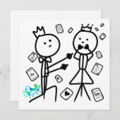 House of Cards Love Card 招待状 (正面/裏面)