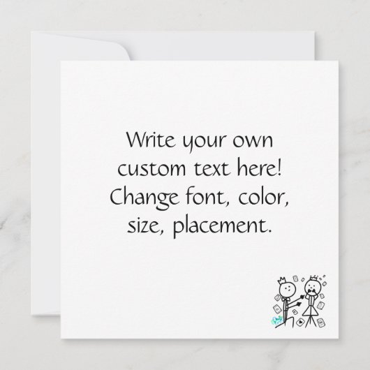 House of Cards Love Card 招待状 (裏面)