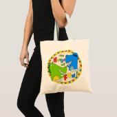 "House of Fun" Logo Tote Bag トートバッグ (正面(商品))
