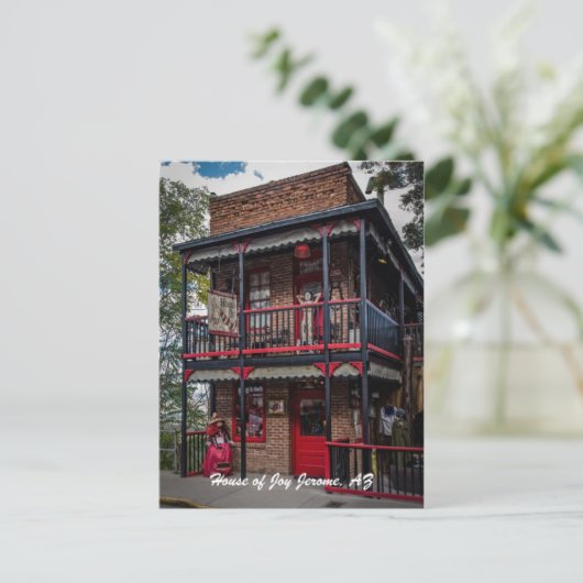 House of Joy, Jerome, AZ. ポストカード (スタンド正面)