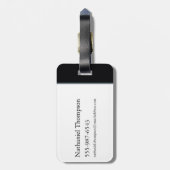 HOUSE OF THE DRAGON | Balerion Skull Diamond Crest ラゲッジタグ (裏面縦)