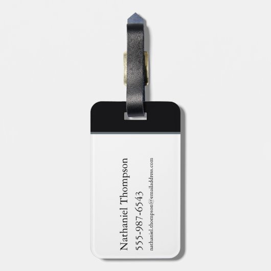 HOUSE OF THE DRAGON | Balerion Skull Diamond Crest ラゲッジタグ (裏面縦)