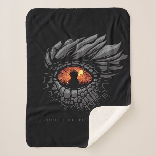 HOUSE OF THE DRAGON | Dragon's Eye Iron Throne シェルパブランケット (正面)