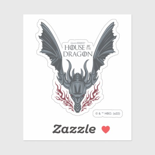 HOUSE OF THE DRAGON | Fire-Breathing Dragon Head シール (シート)