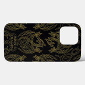 HOUSE OF THE DRAGON | Gold Filigree Dragon Pattern Case-Mate iPhoneケース (裏面 (横))