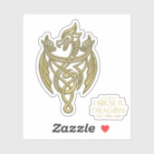 HOUSE OF THE DRAGON | Golden Filigree Dragon Crest シール (シート)