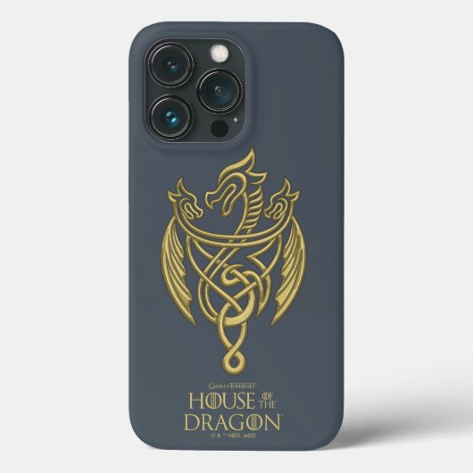 HOUSE OF THE DRAGON | Golden Filigree Dragon Crest Case-Mate iPhoneケース (裏面)