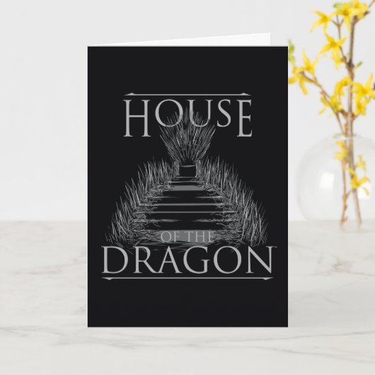 HOUSE OF THE DRAGON | Iron Throne Graphic カード (黄色い花)