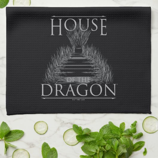 HOUSE OF THE DRAGON | Iron Throne Graphic キッチンタオル (折り畳み)