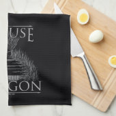 HOUSE OF THE DRAGON | Iron Throne Graphic キッチンタオル (四つ折り)