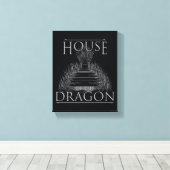 HOUSE OF THE DRAGON | Iron Throne Graphic キャンバスプリント (インサイチュ (ウッドフロア))