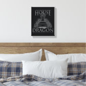 HOUSE OF THE DRAGON | Iron Throne Graphic キャンバスプリント (インサイチュ (寝室))