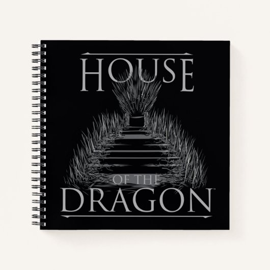 HOUSE OF THE DRAGON | Iron Throne Graphic ノートブック (正面)