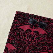 HOUSE OF THE DRAGON | Red Dragon Filigree Pattern ビーチタオル (インサイチュ)