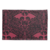 HOUSE OF THE DRAGON | Red Dragon Filigree Pattern 枕カバー (裏面)