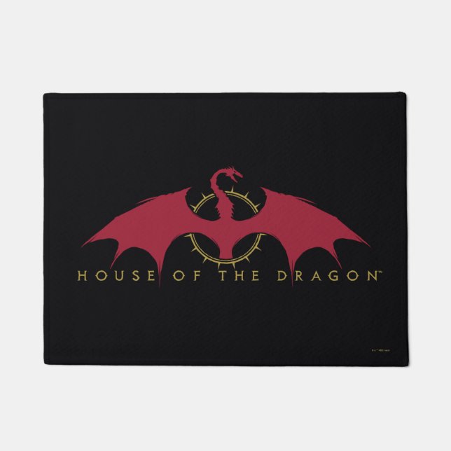HOUSE OF THE DRAGON | Red Dragon Graphic ドアマット (正面)
