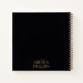 HOUSE OF THE DRAGON | Seven Kingdoms Crown Graphic ノートブック (裏面)