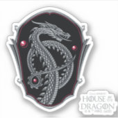 HOUSE OF THE DRAGON | Silver Dragon Crest シール (正面)