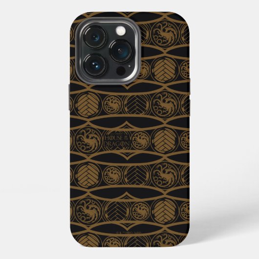 HOUSE OF THE DRAGON | Targaryen Stripe Pattern iPhoneケース (裏面)