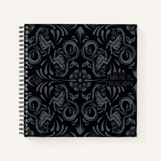 HOUSE OF THE DRAGON | Velaryon Diamond Pattern ノートブック (正面)