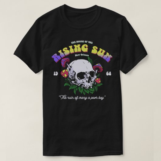 House of the Rising Sun 1964 1960s music Tシャツ (デザイン正面)