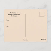 HOUSE ON A HILL CHANGE OF ADDRESS POSTCARD ポストカード (裏面)