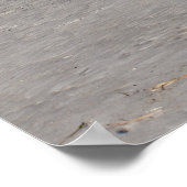 House on stilts at the ビーチof St. Peter Ording ポスター (角)