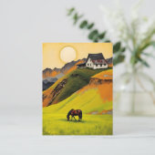 House on the Hill and Horse in the Pasture ポストカード (スタンド正面)