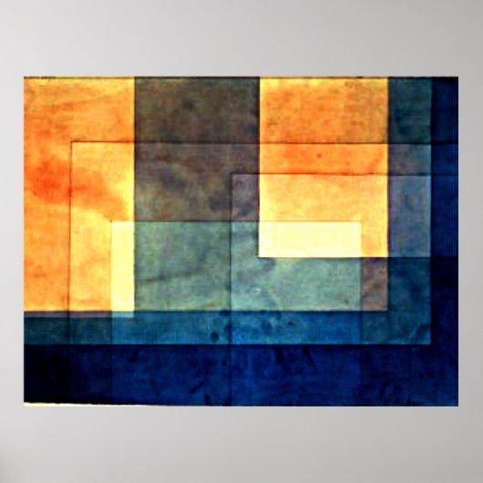 House on the Water by Paul Klee ポスター (正面)